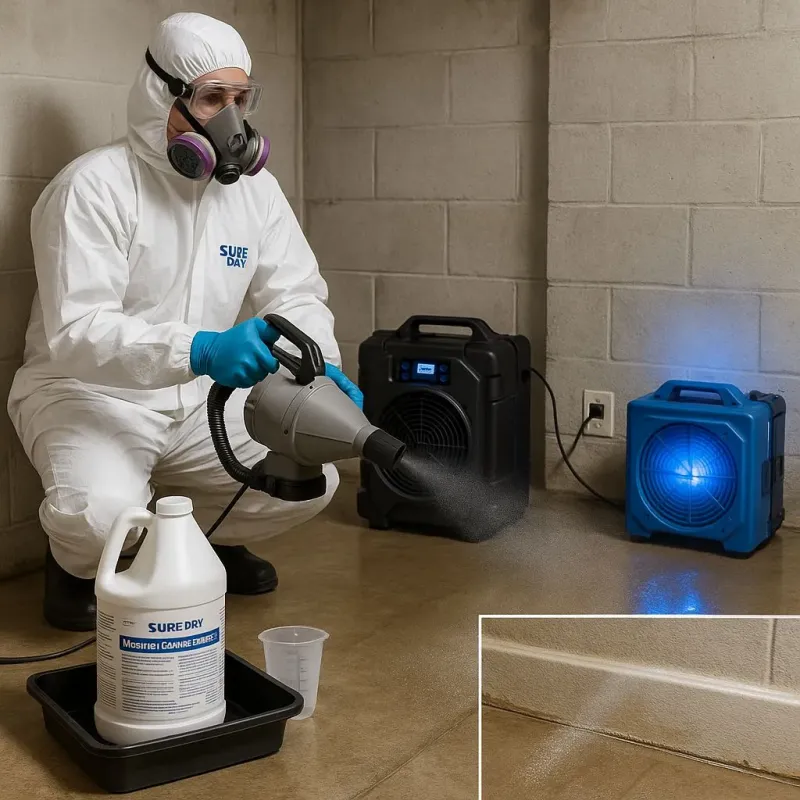 Sanitization and Odor Removal process in Lopezville, TX