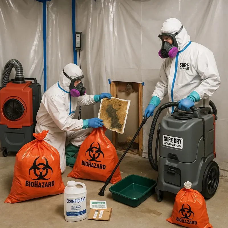 Contaminated Water Handling Protocols process in Lopezville, TX